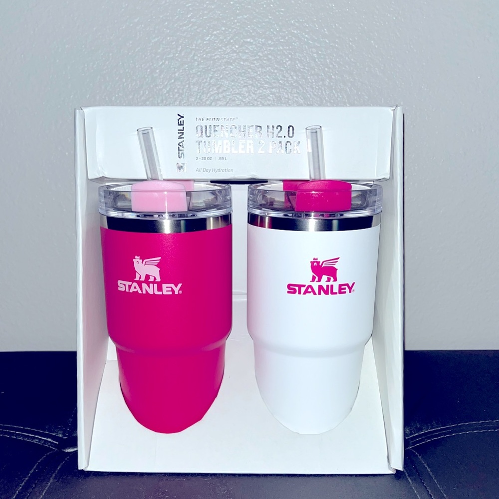 Stanley 20oz 2pk Quencher Tumblers. Pink Vibes & Frost